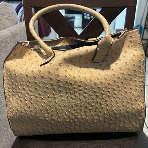 Merona Textured Tan Tote Bag